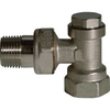 Radiator foot valve Type: 2454 Brass/EPDM Right-angled model Drainable Fillable Tailpiece/Inner thread 1/2" (15)